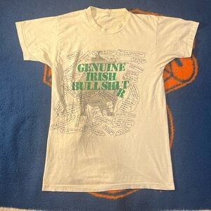 GENUINE IRISH BULLSHIT FUNNY T SHIRT